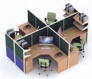 Partisi Kantor Uno 09 Series Premium 4 Staff  300x258 - Partisi Kantor UNO Solusi Terbaik