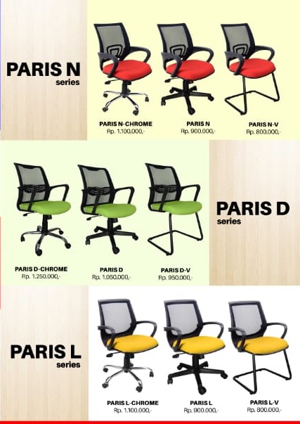 Kursi Kantor UNO Paris N D L - Jual Kursi Kantor Berkualitas di Ciawi