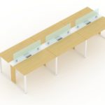 Meja Kantor UNO UOD 7033 3 Set