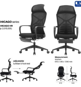 Kursi Kantor Uno Chicago HR Kursi Kantor UNO Chicago 1 260x280 - Kursi Kantor Uno Chicago HR