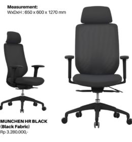 Kursi Kantor Uno Munchen HR Series Kursi Kantor UNO Munchen HR Black 2 1 260x280 - Kursi Kantor Uno Munchen HR Series
