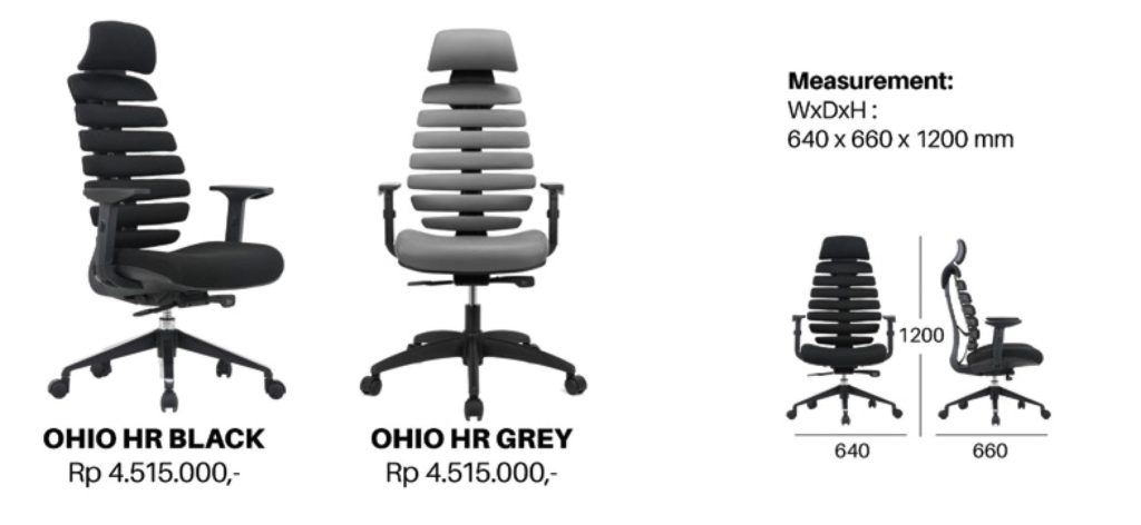 Kursi Kantor UNO Ohio 1024x472 - Kursi Kantor Uno Ohio Black&White