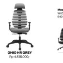 Kursi Kantor UNO Ohio 130x130 - Kursi Kantor Uno Ohio Black&White
