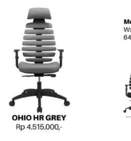 Kursi Kantor UNO Ohio 260x280 - Kursi Kantor Uno Ohio Black&White