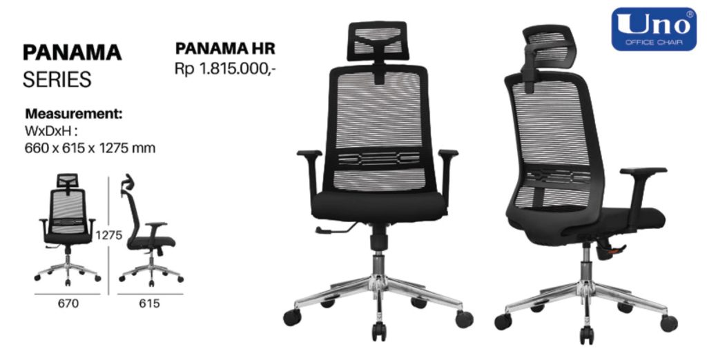 Kursi Kantor UNO Panama 1 1024x522 - Kursi Kantor Uno Panama HR