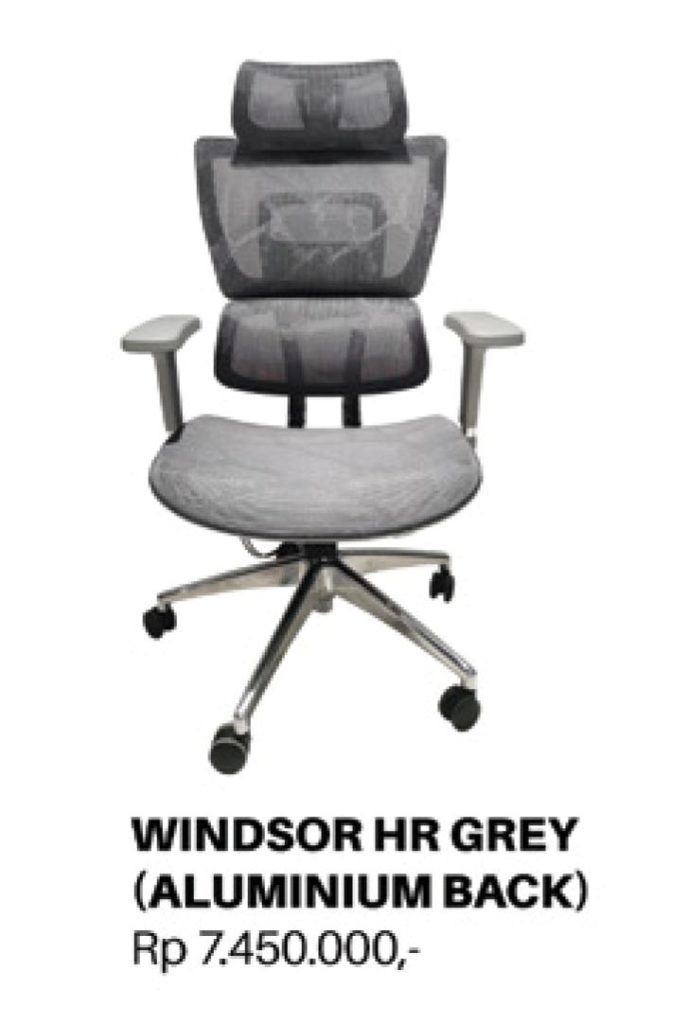 Kursi Kantor UNO Windsor HR Grey 1 689x1024 - Kursi Kantor Uno Windsor HR Grey