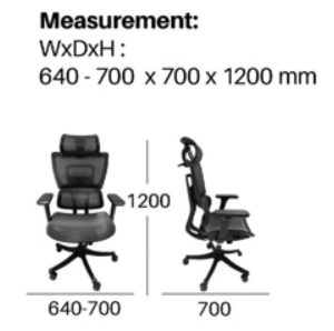 Ukuran Kursi Kantor UNO Windsor 300x298 - Kursi Kantor Uno Windsor HR Black