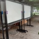 Papan Tulis Whiteboaard 90x120 Standing 2 muka
