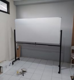 Papan Tulis Whiteboard Standing 90x180 Single Face