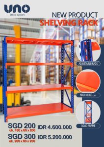 Selving Rak UNO 1 212x300 - Shelving Rack UNO SDG 200